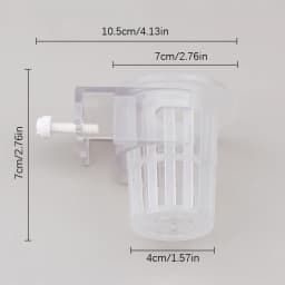 Wall Mounted Aquatic Plant Fixing Cup Fish Tank Aquarium Adjustable Plant Holder Aquaponic Flowerpot Cup Aquascape Accessories