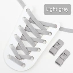 1 Pair No Tie Shoe Laces Press Lock Shoelaces Without Ties Elastic Laces Without Ties Sneaker Kids Adult Flat Shoelace for Shoes