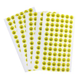 200pcs Ground cable sticker Round yellow ground cable label Ground label sticker The diameter of the ground label is 10mm