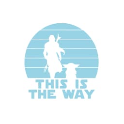This Is The Way Vinyl Art Sticker Car Window Laptop Decoration Decal Kids Room WALL Decor Mural