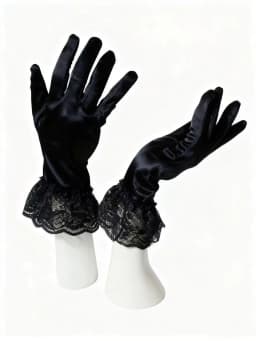 Elegant Satin White Short Bridal Gloves Finger Wrist Brides Bridesmaid Handschuh Women Pageant Perform Prom Accessories