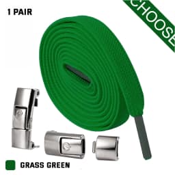 No Tie Shoelaces Flat Elastic Shoe Laces for Sneakers Press Buckle Lock Metal Switch Logo Shoelace for Kids Adults Quick Easy