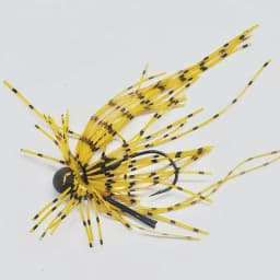 TAKEDO TK114 1.8G - 5G ZITHER RUBBER JIG Spinnerbait Blades Silicone Skirt Saltwater Resin Tungsten Jig Head Spinner Rubber Jig