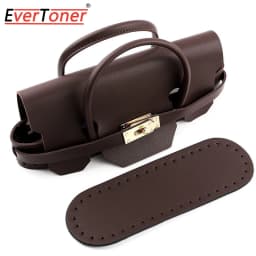 EverToner Handcraft ag Accessories Set Breathable & Scratch-Resistant Handmade Bags Handle PU Leather Bag Accessory
