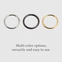 5-30pcs O Rings Metal Bag Buckles 16-38mm Openable Spring Clasp Carabiner Clip Snap Hook Keychain for DIY Handbag Accessories