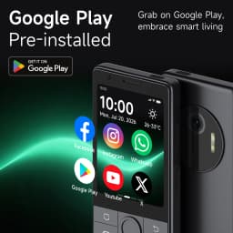 QIN J36 4G Keypad Smartphone Duoqin Dual SIM Touch Screen Android 13 MTK8766V 2.8 Inch 3GB 32GB Google Play 2600mAh Camera