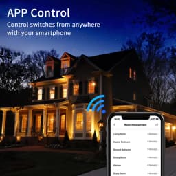 Wifi+Bluetooth Touch Light Switch No Neutral Wire &Neutral Wire US Touch Panel Wall Switches Works with Tuya Smart Life App 1pc