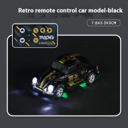 Rc Car Mini 1:64 Beetle Alloy Mobile Phone Remote Control Car Desktop Ultra Small Drift Cars Pocket Kids Children Gift Boy Toys