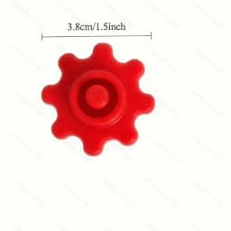 4Pcs Silicone Tube Caps Durable Plastic Sealing Mouth Plug for Standard Glue Bottles Silicone Hose Accessory