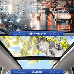 Car Glass Oil Removal Kit - Remove Water Stains, Oil Film, Suitable for Automotive and Household Glass