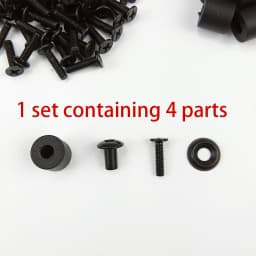 4 Sets Kydex Holster Screw Parts Fast-dialing Sheath Screw Fittings Making K Sheath DIY Waist Clip Screw Accessories