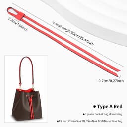CRAZYSMITH Bag Straps Drawstring for LV Noe BB nano Petit Bucket Bags Shoulder Genuine Bag Accessories Replacement Tension Cords