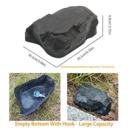 New Outdoor Garden Key Safe Box Hidden Rock Hide Keys In Stone Safety Storage Box For Home RV Key Safes