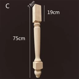 1PC Height 45-75cm Solid Wood Furniture Leg Furniture Accessories Sofa Bed Cabinet Table and Chair Replacement Feet Sloping Foot
