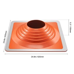SucceBuy Roof Pipe Flashing Boots Fit Pipe OD 6"to11" Flexible EDPM Roofing Jack Pipe Flashing High Temp -67℉to 212℉ for Chimney