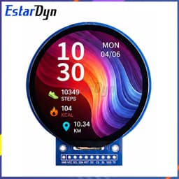 2.1-Inch TFT LCD Screen GC9B72 Small-Screen 360x360 Display LCD Color Screen SPI Round Screen