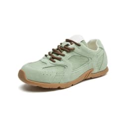 Sneakers Women Mesh Spring Summer 2026 New Genuine Leather Casual Flats Women Large Size Lace-up German Training Shoes Women