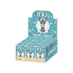 POPMART MEGA ROYAL MOLLY 100% Anniversary Series1 Blind Box Mystery Box Guess Bag Toys Doll Cute Anime Figure