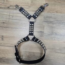 UYEE Gothic Leg For Jeans Harness Black Hip Hop Leg Strap Unisex PU Leather Rivet Belt Leg Ring Gaiter Harness Punk Belt