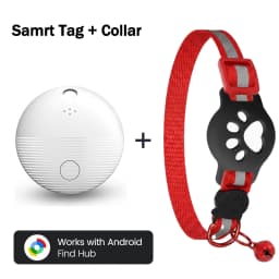 Smart Location Tag Works with Google Find Hub Android Bluetooth Anti-Lost Tracker With Cat Collar Item Finder Wallet Pets Bags