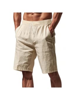 New Mens Cotton Solid Color Short Lightweight Gym Pants 2026 Beach Shorts Men Jogging Sport Large Short Homme