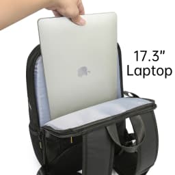 TANGCOOL Convertible Detachable Pocket Backpack Fits 17.3 Inch Notebook Waterproof Ventilated Back Panel Travel Luggage Bag