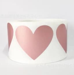 300pcs 30X35mm 5 colors Scratch Off Stickers Heart Shape Labels sticker DIY handmade for game Scratch Sticker Labels stationer