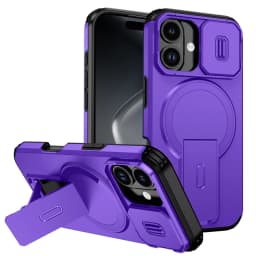 Shockproof Foldable Magnetic Stand Phone Case For iPhone 18 17 16 15 14 13 12 11 Pro Max Air 16E Full Body Lens Protection Cover
