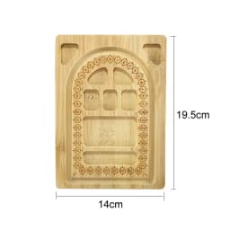 Diy Wood Beaded Tray Solid Wood Jewelry Board Bracelet Anklet Necklace Pearl Tray Bracelet Design Bead Tray