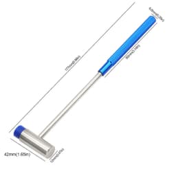 1pc Mini Hammer Repair Tool Metal Rubber Hammer Double Head Portable Hammer For DIY Jewelry Watch Repair Hand Tools