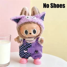 15 17cm For Labubu Doll Cartoon Hellokitty Outfit Clothes Magic Dark Style Kuromi Skirt Dress Cosplay Change Clothing Accessory