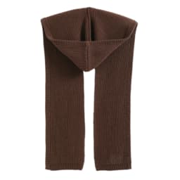 Autumn Winter Thickened One-Piece Scarf Hat 100% Merino Wool Knitted Frostproof Neck Protection Integrated Scarf Hat