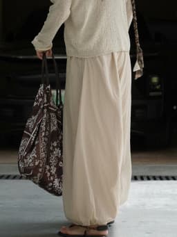 [EAM] High Elastic Waist White Thin Pleated Long Wide Leg Pants New Trousers Women Fashion Tide Spring Autumn 2026 1DJ3267