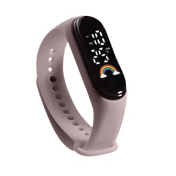 Children Multicolor Watch Led Digital Wrist Watches For Boy Girl Outdoor Sport Watch Display Week Life Waterproof Watches