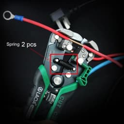 LAOA 2pcs Spring Automatic Wire Stripping Pliers Spare Spring Made in Taiwan