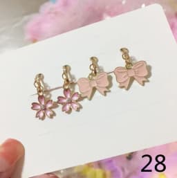 2 Pairs/Set 2 Pairs/Set New Arrivals Cute White Cats Butterfly Clip on Earrings for Kids Girls Earrings Jewelry No Pierced Child