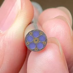 1piece 6mm Mosaic Pin for Knife Handle Decorative Rivets Colored Resin Filling Mosaics Rivets Nail Steel Tube Length 60mm