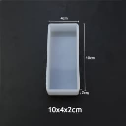 JCD Cuboid Cube Resin Mold Crystal Epoxy Silicone Mold Diy Candle Mold Square Rectangular Casting Tools Accessories