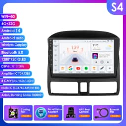 Car Intelligent Systems Carplay Android Auto Radio for Honda CR-V 2 CRV 2001-2006 AutoRadio Car Multimedia Player GPS Stereo DSP