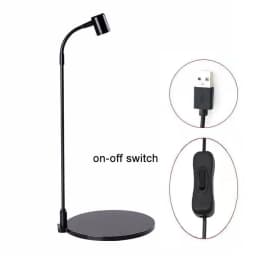 USB Grow Light for Indoor Plants LED Plant Lamp with Stand Flexible Gooseneck Height Adjustable Sun Growing Lamp