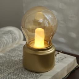 Creative led retro rechargeable night light USB rechargeable bedside bedroom Mini dormitory table light bulb atmosphere light