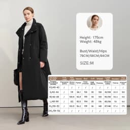 Amii Down Coats 2025 Winter New Solid Color Loose Long Women's Outerwear With Belt High Neck Thicken Warm Down Jacket 12544184