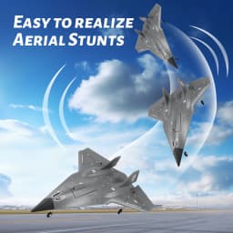 FX9672 RC Plane 4CH 2.4G Wireless Remote Control Airplane Jet Concealed Culvert Design with Powerful Motors Aircraft Toys