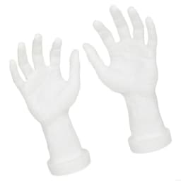 2pcs Realistic Mannequin Hands Accessory for Nail Practice and Store Displays X3UD