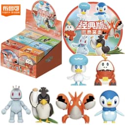 BLOKEES Pokemon Figure Pikachu Bulbasaur Squirtle Charizard Eevee Ceruledge Greninja Action Figure Toys Collect Christmas Gift
