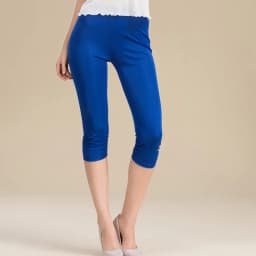 Summer women's silk double-sided knitting Capris bottoming pants mulberry silk casual pants slim pants 3101