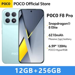 Newest POCO F8 Pro 5G Global Version Smartphone 256GB 512GB Snapdragon 8 Elite 6.59"120Hz HyperRGB AMOLED Display 6210mAh NFC