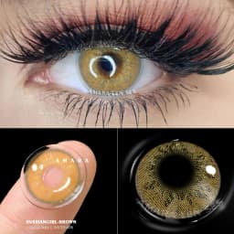 AMARA Colored Lenses Eyes 1Pair Yearly Colored Contact Lens For Eyes Beauty Contact Lenses Eye Cosmetic Color Lens Eye Makeup