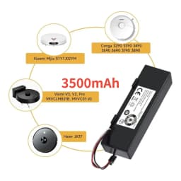 Li-ion Battery for Xiaomi Mijia Mi Robot Vacuum-Mop 2S /Mop P Sweeping and Cleaning Robot,18650 4S1P 14.4V 3500mAh STYTJ02YM