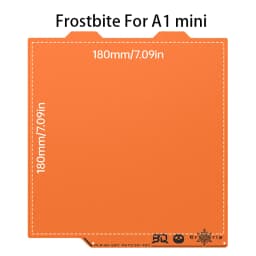 BIQU Panda Build Plate CryoGrip Pro Glacier/Frostbite Spring Steel 2-Sided Textured for BambuLab P1P P1S P2S A1 X1 3D Printer